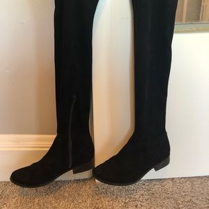 Aldo brand, suede black Knee-high Boots